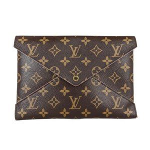 Louis Vuitton Pochette Kirigami Monogram Large Brown Ballerine Canvas Clutch